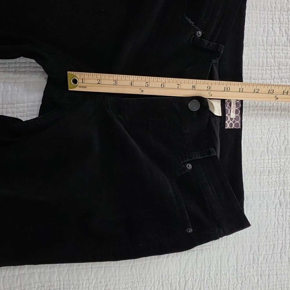 J. Crew Corduroy Pants Womens 12R (36x32) Black Bootcut Stretch Classic Preppy - Picture 13 of 16